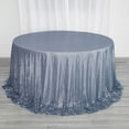 thumbnail image 2 of BalsaCircle 132" Sequin Round Tablecloth Wedding Party Linens Dusty Blue, 2 of 9