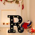 thumbnail image 4 of Letras LED Luces nocturnas Alfabeto Símbolo Signo Lámpara Hogar Boda Decoración (R) Tmvgtek Iluminación del hogar multifuncional, 4 of 9
