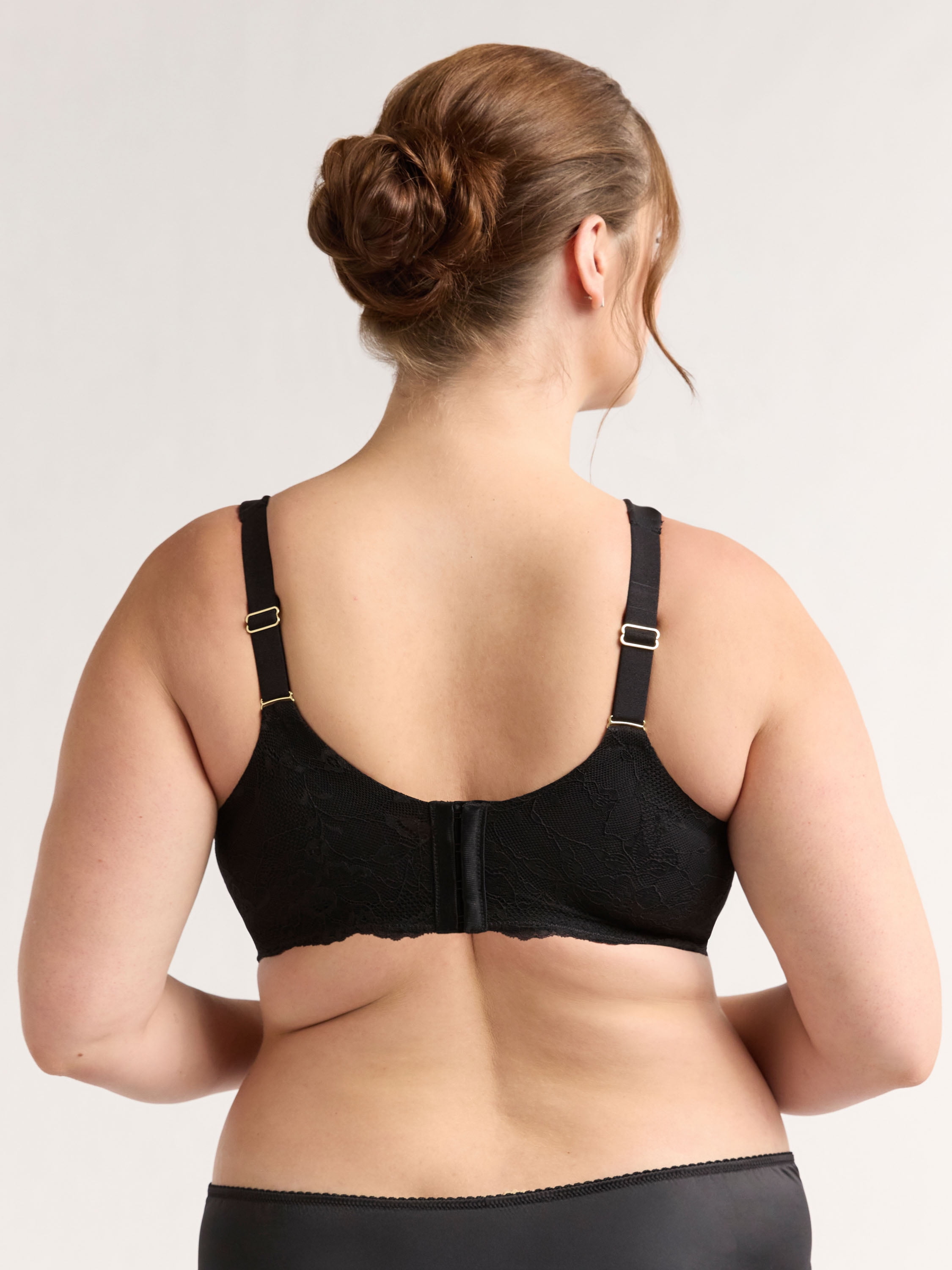 Joyspun Women's & Women's Plus Lace Wing T-Shirt Bra, Sizes 38DD-46DDD