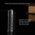 thumbnail image 3 of 2 Pcs Metal Lighter Case Cover Holder with Vintage Floral Stamped, Zinc Alloy Shell Lighter Sleeve, Vintage Style Lighter Case Cover for Lighter , Camping, 3 of 8