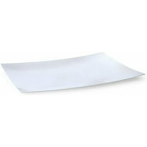 Lillian Tablesettings Serving Clear & Pearl Tray For Events and Casual Use (Pearl 9X13" - 5 Pack)