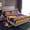 Yellow Purple, variant on jejeloiu Rugby Game Gaming Twin Sheet Sets,Yellow Football Helmet Bedding For Teens 3-Piece