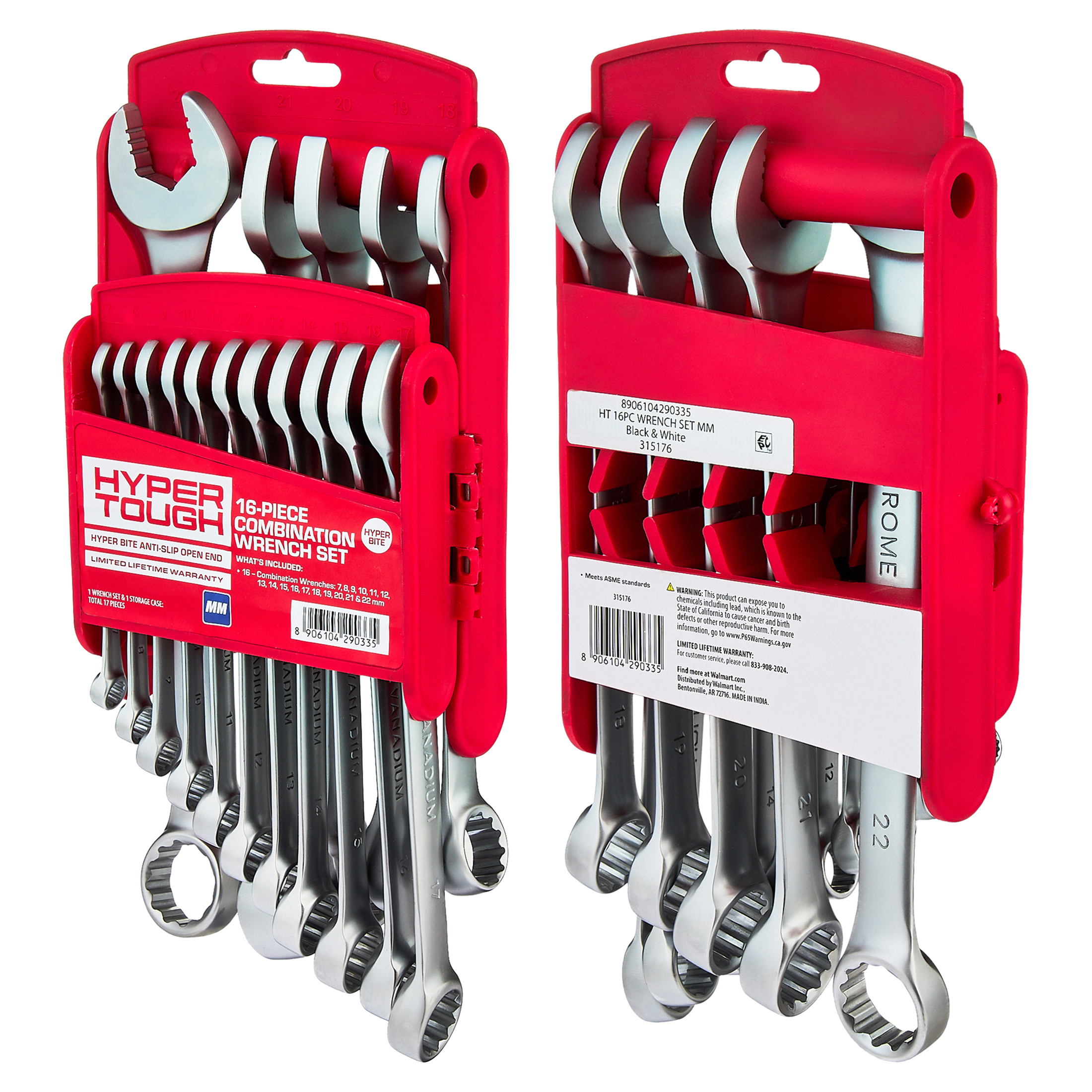 Hyper Tough 16-Piece Metric Combination Wrench Set photo 5
