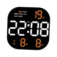 thumbnail image 1 of GROWTH TANK Battery or USB Powered Digital Wall Clock Table Timer Dimmer 12H 24H LED Desktop Orange Display, 1 of 9