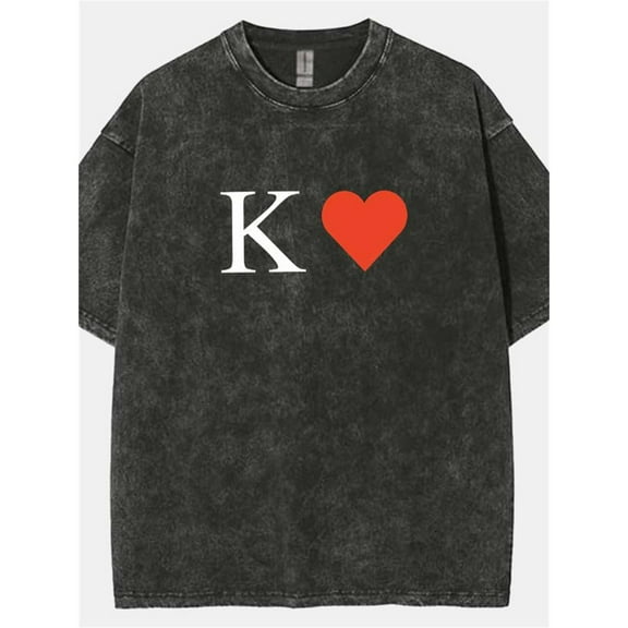 Vintage Tee Black S-2XL Soft Breathable Relaxed Fit Short Sleeve Casual Acid Wash T-Shirt Summer Plus Size