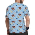 thumbnail image 2 of Wukai Sea Turtle Print Men's Short-Sleeved Mesh T-Shirt,Quick-Dry Short Sleeve Workout T-Shirt-6X-Large, 2 of 8