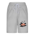 thumbnail image 5 of hlysgo Swim Trunks Men 9 Inch Summer Beach Bathing Suit Short Quick Dry Hawaiian Surfing Board Shorts with Liner Casual Swim Trunks Swimwear Gray XL, 5 of 6