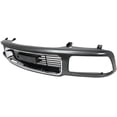 thumbnail image 2 of For 1995-1997 Jimmy Grille Assembly Front Silver & Gray Plastic GM1200355, 2 of 3