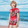 thumbnail image 2 of The Powerpuff Girls Boys 2-Piece Swimsuit Set Bathing Suit Short Sleeve Swimwear Sets with Swim Trunk 6-7Y(110cm), 2 of 7