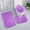 Purple, variant on VANLOFE 3 Piece Set Toilet Mats,Bathroom Rugs For 3 Pcs,Soft Comfortable,Water Absorption,Non-Slip,Thick,Machine Washable,Easier To Dry,Coffee