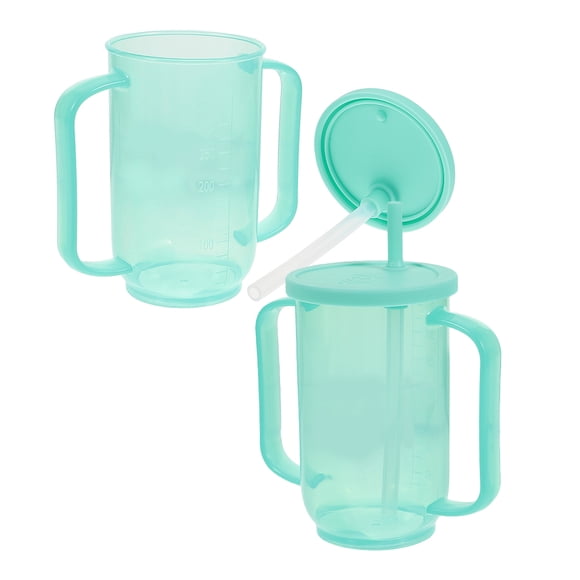 WEUVEB 2Ud Taza Sanitaria Para Adultos Con Desmontable Y Tecnología Antidesbordante Verde Claro