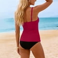 thumbnail image 4 of Oplxuo Two Piece Swimsuit Women Tummy Control Tankini Bathing Suit Full Coverage Slim Swim Suits Modest Swimwear with Bottom, 4 of 5