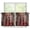Christmas Santa Claus-1, variant on Burning Fire Curtain Tiers 36 inch,2 Panels Kitchen Tiers Half Window Sheer Curtains for Windows/Bathroom/Cafe/Living Room