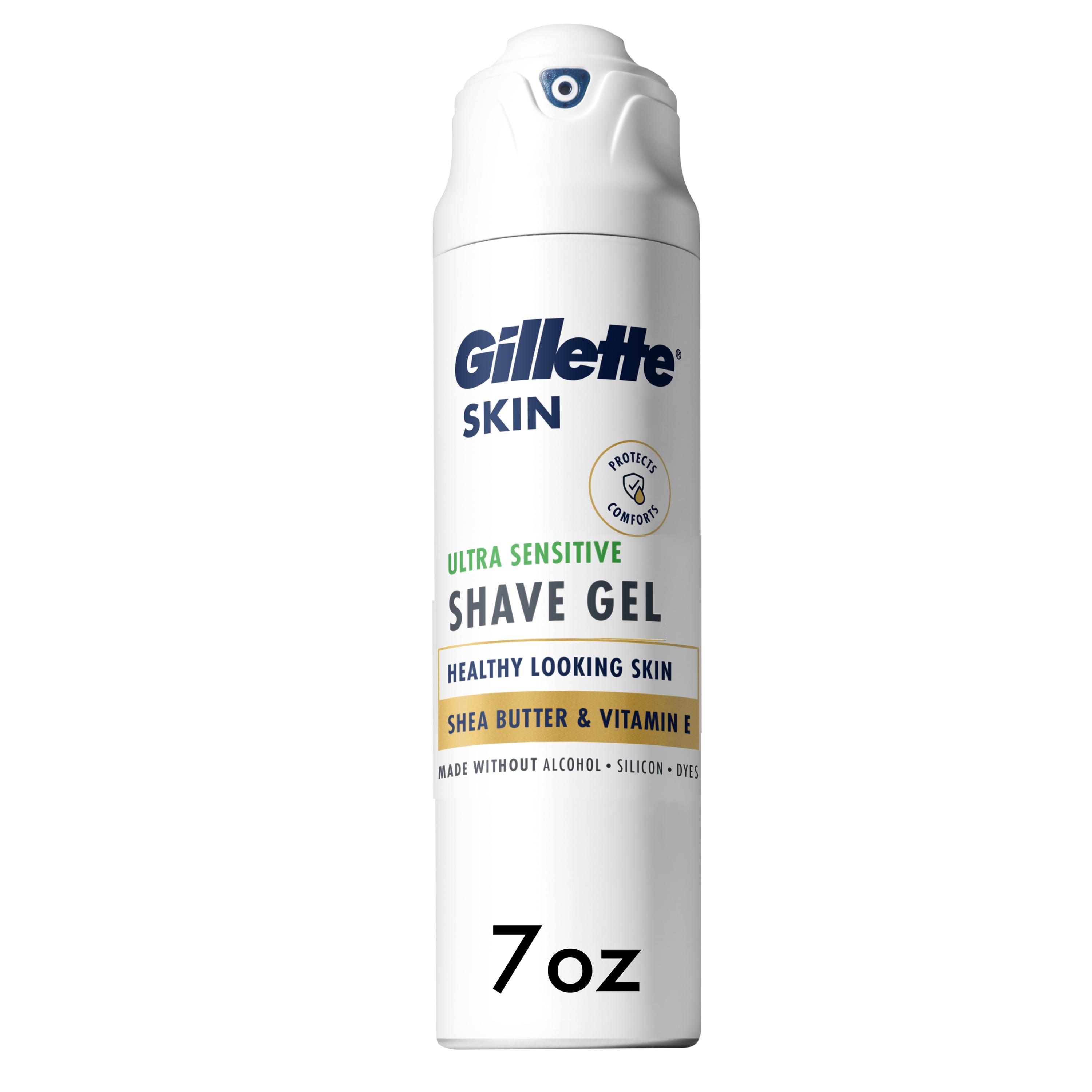 Gillette Skin Ultra Sensitive Shave Gel for Men, 7 oz