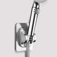 thumbnail image 1 of Adhesive Shower Head Bracket, Adjust Angle Strong Adhesive Shower Holder  For Home Use, 1 of 8