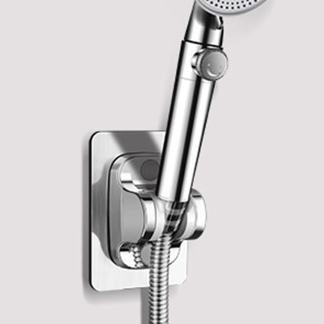 Adhesive Shower Head Bracket, Adjust Angle Strong Adhesive Shower Holder For Home Use
