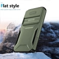 thumbnail image 7 of for Google Pixel 8a, Luxury Sliding Camera Cover Soft TPU + Hard PC Shockproof Drop Protective Hybrid Stylish Ultra Slim Frosted Anti-slip Grip Case for Google Pixel 8a, Darkgreen, 7 of 7