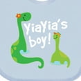 thumbnail image 4 of Inktastic Yiayias Boy Yiayia Grandson Boys Baby Bib, 4 of 4