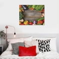 thumbnail image 5 of SHERONV Vegetables Fruits Table Canvas Wall Art Home Decor 20x16in, 5 of 6