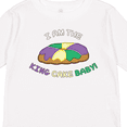 thumbnail image 4 of Inktastic I Am the King Cake Baby Boys or Girls Long Sleeve Toddler T-Shirt, 4 of 5