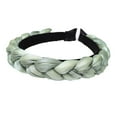 thumbnail image 2 of Hair Hoop Elegant Style Vintage Adjustable Headband Comfortable Wearing Braid Pattern Exquisite Workmanship Wide Simple Headwear, 2 of 7