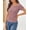 Dustypink, variant on Womens Summer Top Asymmetrical Twisted Tea Shirt Black l