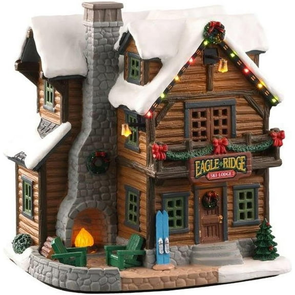 Lemax Village Collection Eagle Ridge Ski Lodge #05626