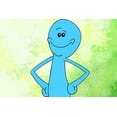 thumbnail image 1 of Rick and Morty Mr. Meeseeks - CANVAS OR PRINT WALL ART, 1 of 1
