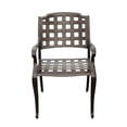 thumbnail image 4 of Oakland Living Corporation Modern Outdoor Mesh Cast Aluminum Patio Dining Chair Black, 4 of 5