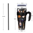 thumbnail image 4 of 40oz Tumbler,Halloween Gnome Pattern Insulated Tumblers with Removable Handle,Stainless Steel Double Vacuum Coffee Tumbler Cup with Straw for Home,Office,Travel,Party, 4 of 5