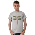 thumbnail image 4 of Pray Hard Hunt Deer Christian Hunter Men's Graphic T Shirt Tees Brisco Brands X, 4 of 4