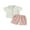 Pink, variant on Suealasg Toddler Baby Boys 2Pcs Cotton Linen Shorts Set Solid Color Short Sleeve Lapel Button Down Shirt Tops and Shorts 6M 1T 2T 3T 4T Kids Boys Summer Clothes Set