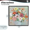 thumbnail image 4 of Stupell Industries French Country Energetic Blossom Bouquet Black Framed Giclee Art, 12 x 12, by Sally Swatland, 4 of 8