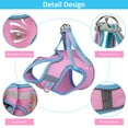 thumbnail image 2 of Dog harness with leash for Small Dogs No Pull Adjustable Reflective Pet Harness Breathable Soft Vest Harness for Puppies Dogs Outdoor Walking Pink S, 2 of 10