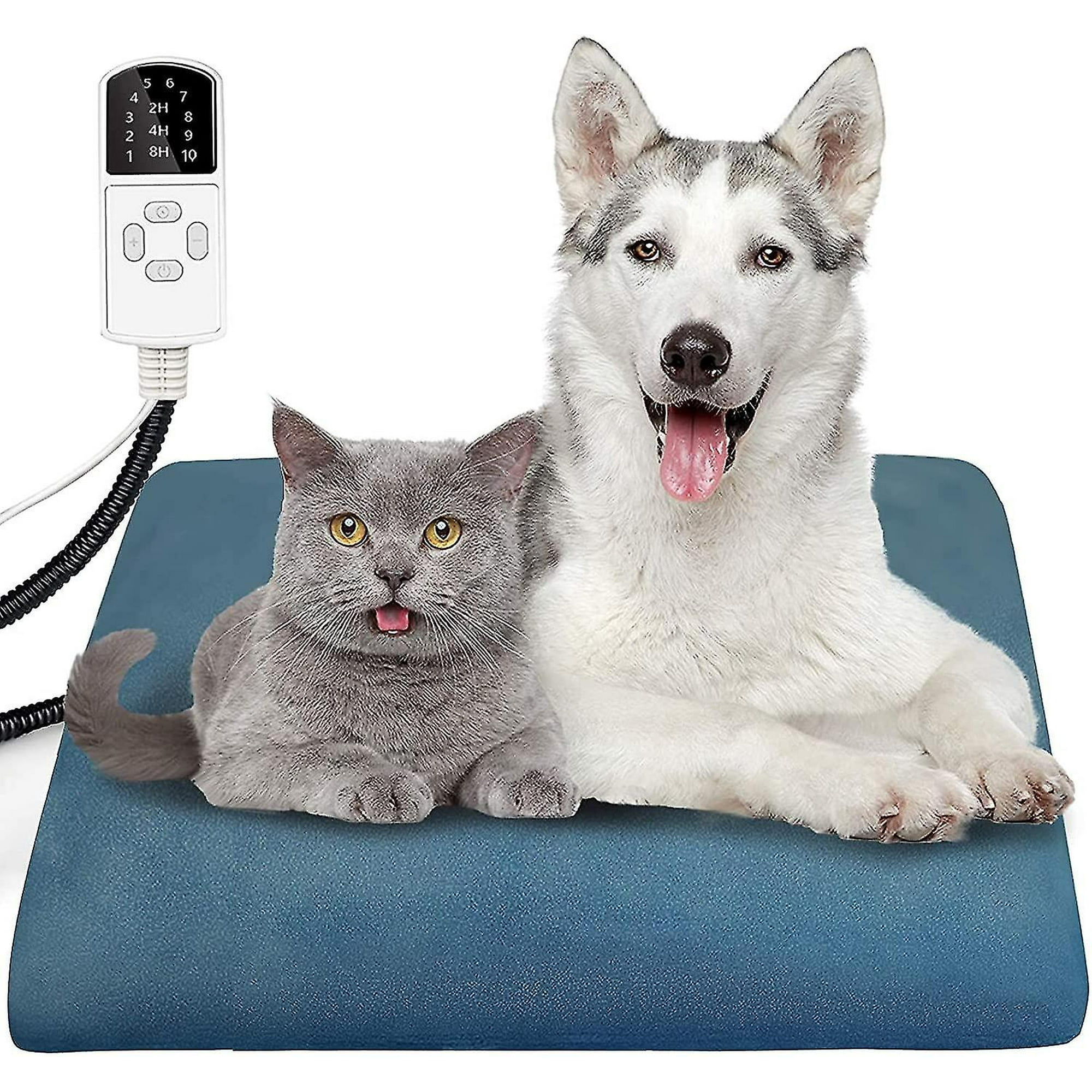 Pet Heating Pad For Cats Dogs With 10 Adjustable Temperature And 4  Adjustable Timer Heated Cat Bed Electric Blanket Chew Resistant Dog Crate  Mattress | Walmart Canada