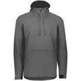 thumbnail image 2 of Holloway Sportswear XL Limitless 1/4 Zip Hoodie Carbon/Carbon 222584, 2 of 5
