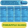 thumbnail image 5 of Dole Pineapple Slices in 100% Pineapple Juice, 20 oz Can With supplyplex spoon, 5 of 5