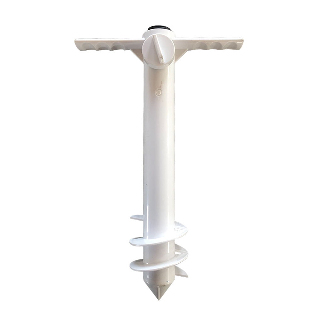 Outdoor Patio Umbrella Sand Anchor Holder Stand Spike Ground Fixing Tools Plug With Three Layers Of Screws For Strong Wind Walmart Com Walmart Com