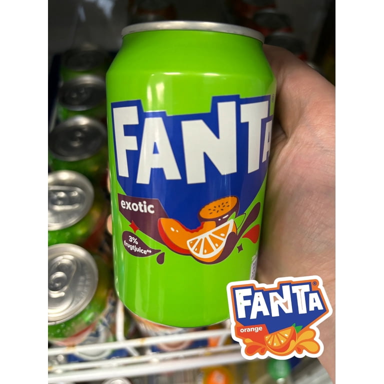 Fanta, Exotic Flavor Soda, 6pack 330ml each, with FANTA Sticker