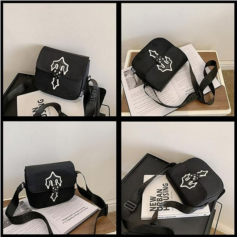 Gomayee Trapstar Crossbody Bag, Fashion Nylon Shoulder Bag Purse