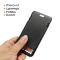 thumbnail image 4 of Uxcell 4.3"x2.7" ABS Vertical Slide Cover ID Badge Holders with Lanyard Black 2Pack, 4 of 6