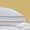 White (Gusseted)-18*52 (pack of 1), variant on Goose Down Bodyow For Adults - Softness And Support Longert Side Sleepers Hotelows Bed Gusseted Size Set Of 1