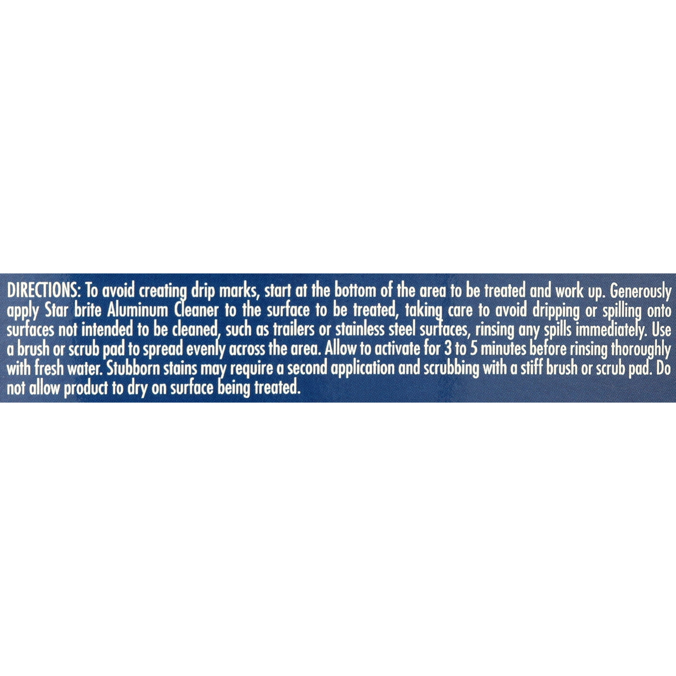 STAR BRITE Ultimate Aluminum Cleaner & Restorer - For Pontoon Boats, Jon Boats & Canoes - 64 OZ