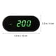 thumbnail image 2 of 1pc LED Digital Reloj de despertador Reloj de escritorio LED Luminoso Reloj de alarma con cable, 2 of 7