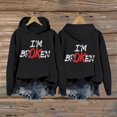 thumbnail image 2 of XIAOCHA Womens Letter Hoodie Fall Winter Warm Oversized Hoodies Edgy Casual Streetwear Hooded Sweatshirts, 2 of 3