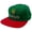 Green/Red, variant on Men's Crown Embroidered Logo Snapback Hat Cap (Green/Red)