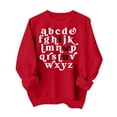 thumbnail image 2 of Penkiiy Chandails en Molleton de la Saint-Valentin pour Femmes - Mignon Chandail en Molleton de la Saint-Valentin Décontracté Cœur Pull-Over Rouge L, 2 of 4