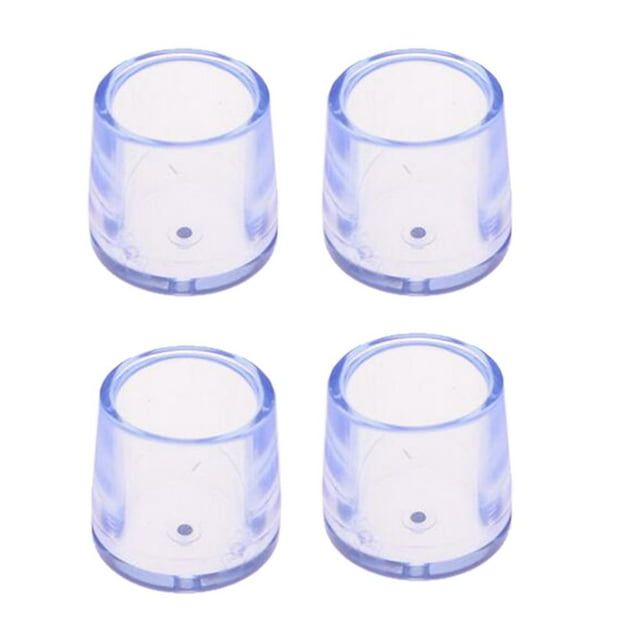 4x Tapones para patas de silla Sunnimix Cubiertas de pies de silicona Protector de muebles de piso Antideslizante 18mm