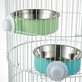 thumbnail image 7 of 12 Pcs Crate Bowls Bulk Puppy Dog Bowls for Kennel Removable Stainless Steel Crate Water Bowl Kennel Hanging Food Feeders Coop Cup for Cat Puppy Rabbit Birds Ferret Guinea Pigs, 7 of 7