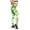 White, variant on Tejiojio Fall Women High Waisted Leggings Women Tights St. Patrick's Day Print Tights Workout Yoga Pants